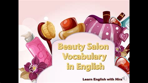 Beauty Salon Vocabulary Youtube
