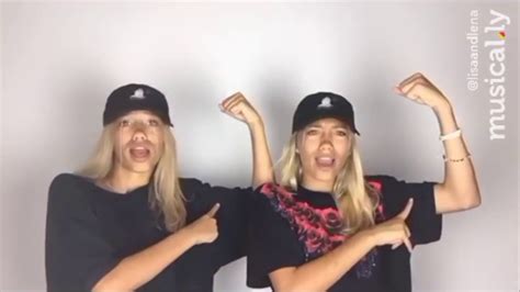 lisa and lena musical ly compilation of october part 2 best musers 2016
