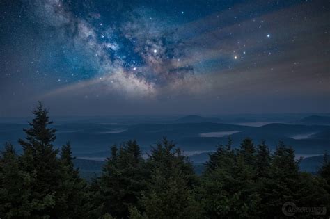 Photo Of Night Fog On Appalacian Moutains Landscape Pictures