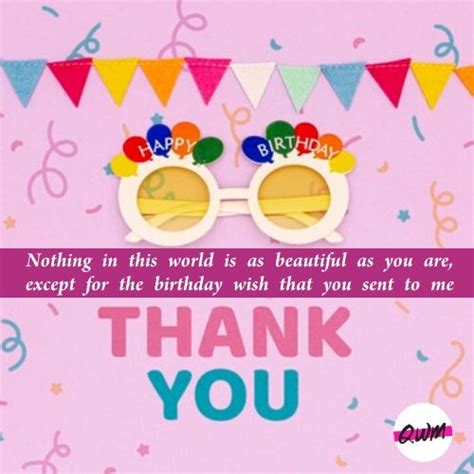 70 Emotional Thank You Messages For Birthday Wishes Birthday Wishes