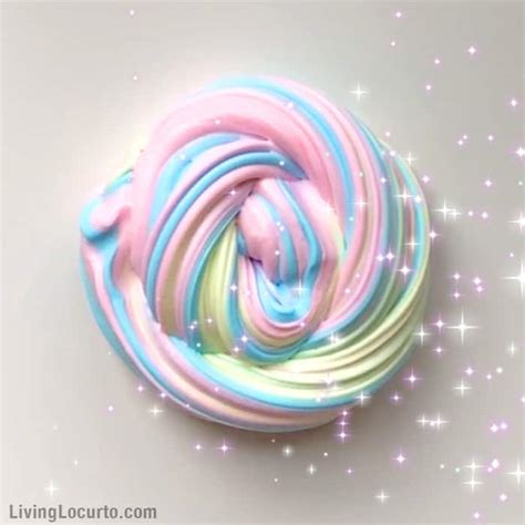 Rainbow Unicorn Fluffy Slime Recipe