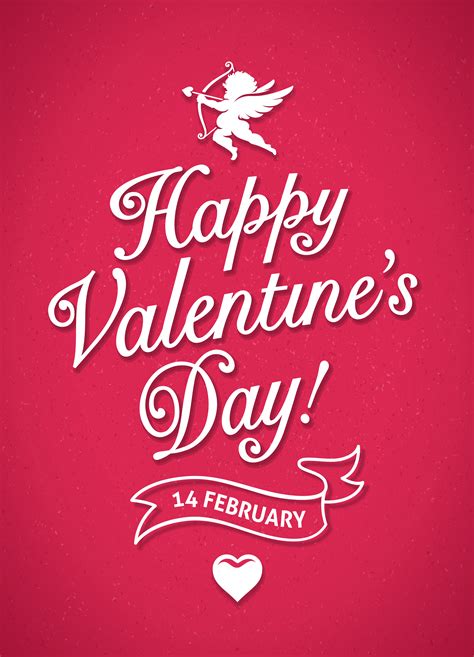 Valentines Day Poster 334430 Vector Art At Vecteezy