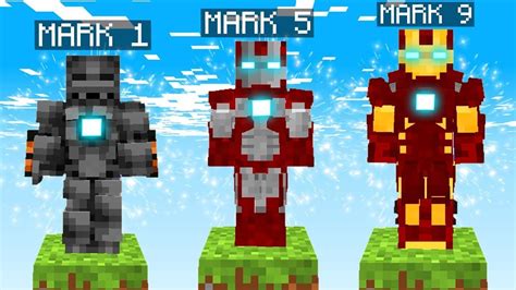 ชุดเกราะฮีโร่ Iron Man สุดไฮเทค Minecraft Crazy Craft 18 Youtube