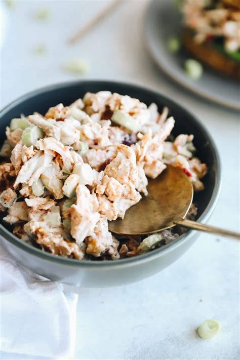Leftover Turkey Salad With Cranberry Sauce The Healthy Maven