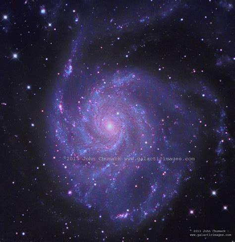 M101 The Pinwheel Spiral Galaxy Photos Below The Handle Of The Big Dipper
