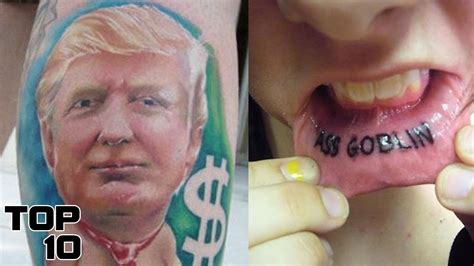 Top 10 Worst Tattoos Ever Part 4 Youtube