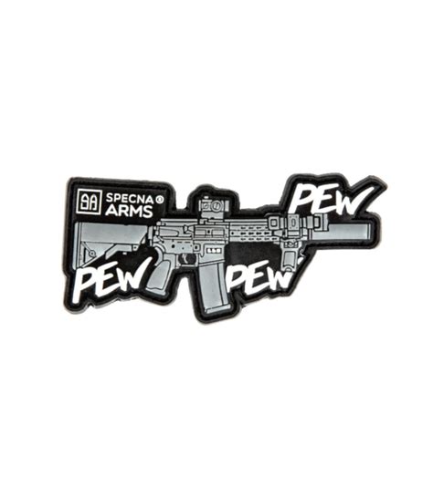 Specna Arms Pew Pew Pew Patch Pvc Broforce Airsoft Broforce Airsoft