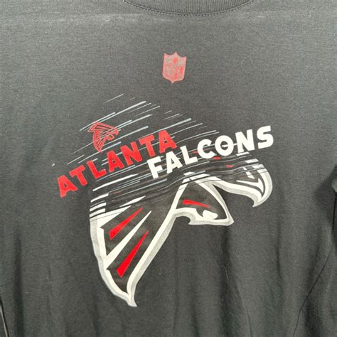 Babe S NFL Official Football Atlanta Falcons Logo Long Sleeve Shirt Size Medium EBay