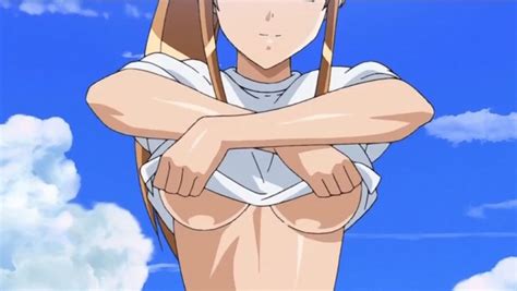 Asou Saori 15 Bishoujo Hyouryuuki Animated Animated  1girl Bouncing Breasts Breasts