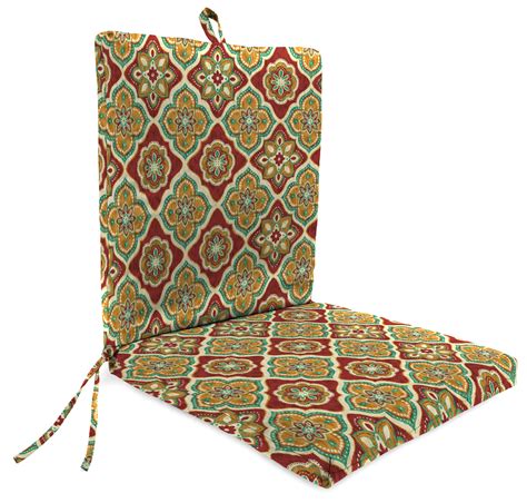 Outdoor chair cushions and outdoor bench. Jordan Manufacturing Adonis Outdoor Chair Cushion, Jewel ...