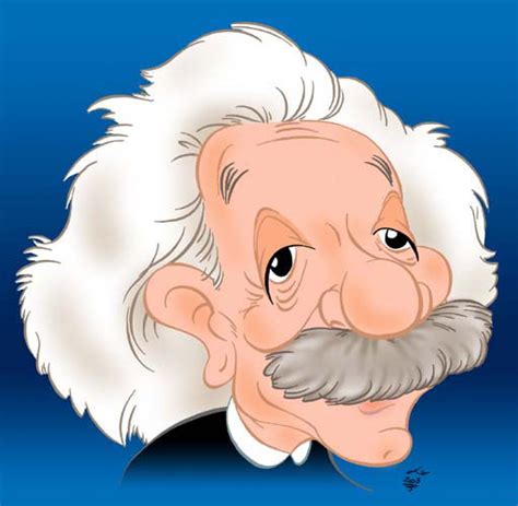 Albert Einstein Caricatures About Faces Entertainment