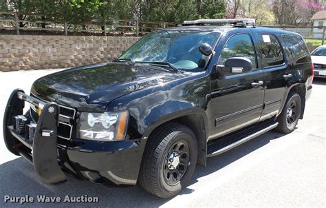 2012 Chevrolet Tahoe Police Suv In Mission Ks Item Da1870 Sold