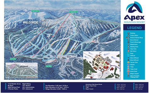 Apex Ski Resort Piste Maps