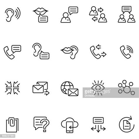 Visual Communication Icon Photos And Premium High Res Pictures Getty