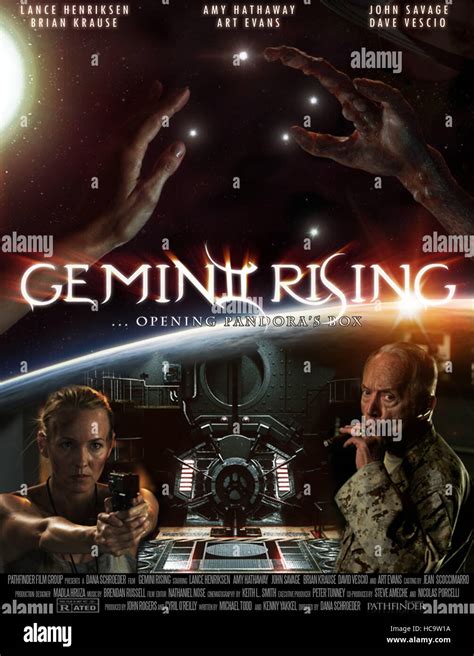 Alien Rising Aka Gemini Rising Us Poster From Left Amy Hathaway