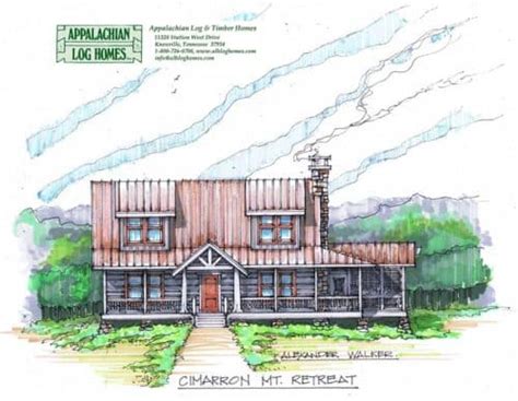 Silver Mountain 707 Sq Ft Appalachian Log And Timber Homes Rustic