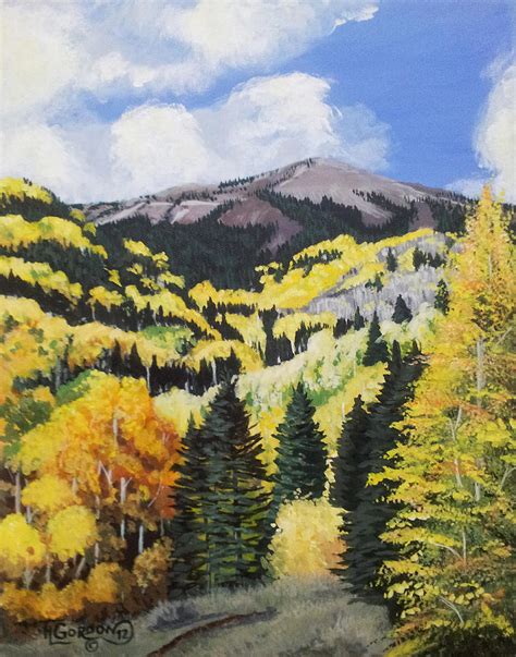 Fall At 8000 Feet Painting By Timithy L Gordon Fine Art America