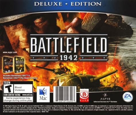 Battlefield 1942 Deluxe Edition 2004 Macintosh Box