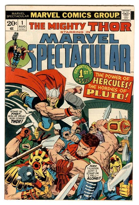 Marvel Spectacular 1 Aug 1973 Thor And Hercules Marvel Bronze Age 1st