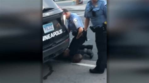 Warning Graphic Footage Video Shows A Us Police Officer Kneeling On A Mans Neck As He Pleads
