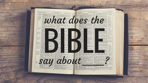 What Does The Bible Say About Itself