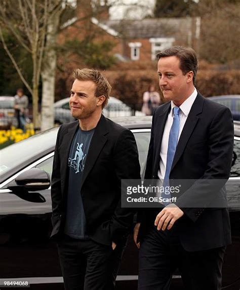 david cameron visits a school with singer gary barlow photos and premium high res pictures