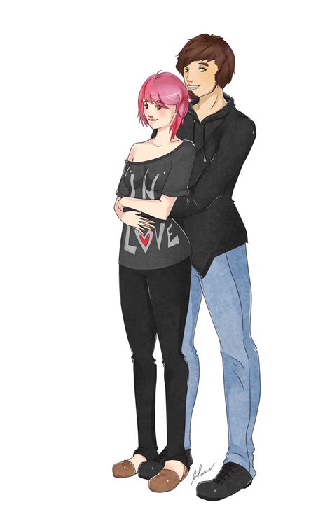 Cute Couple Comission By Lilannnn On Deviantart