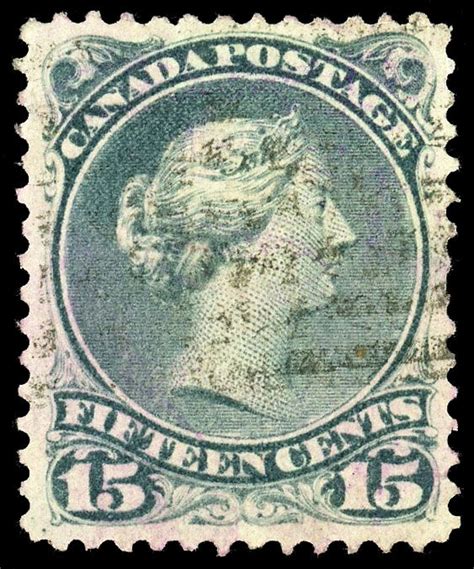 Buy Canada 30xxa Queen Victoria 1868 15¢ Precancelled No 30b