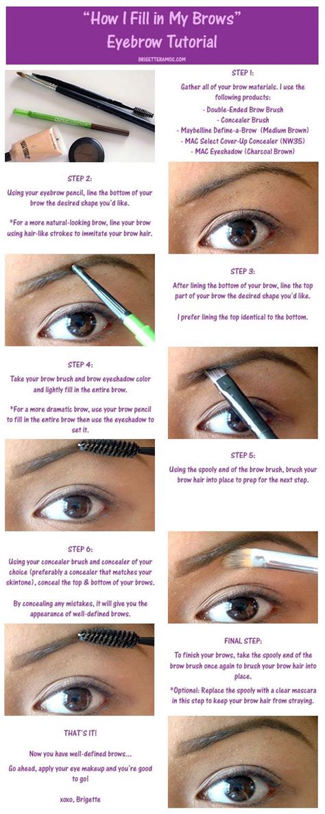 How To Fill In Eyebrows Hair And Makeup Sparse Eyebrows
