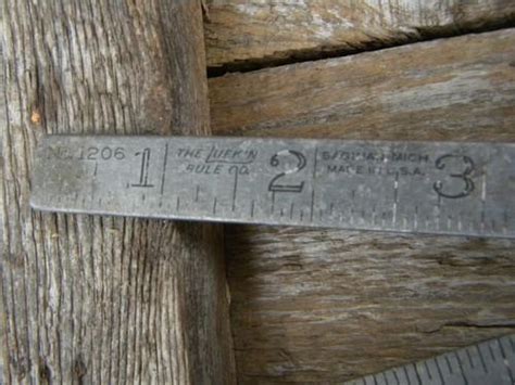 Old Industrial Vintage Lufkin Folding Ruler Vintage Measuring Tool