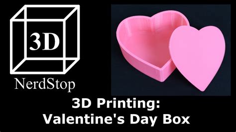 3d Printing Valentines Day Box Youtube