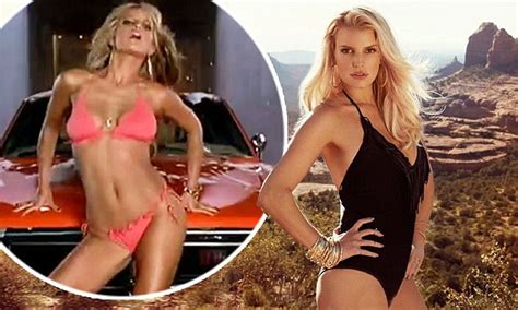 Jessica Simpson Rocks A Swimwear Body Rivalling Dukes Of Hazzard Physique Daily Mail Online