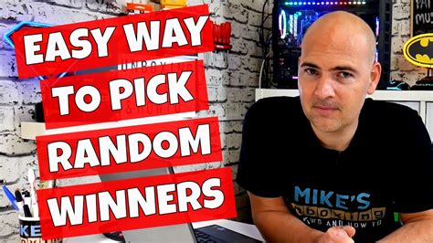 Easy Way To Pick Random Winners In Youtube Facebook Instagram Youtube