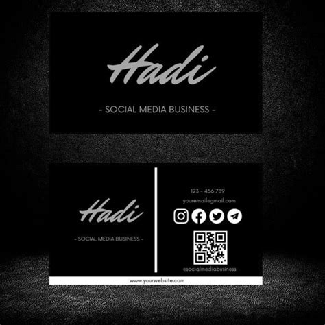 Printable Business Card Templates Etsy