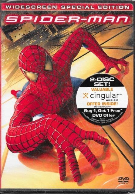 Spider Man Dvd 2002 2 Disc Set Widescreen Special Edition Spiderman