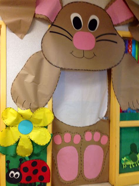 Classroom Door For Easter 💛💕🌸 School Door Decorations Easter Door