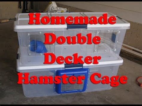 Homemade Double Decker Hamster Cage By HAMMY TIME Hamster Cages Hamster Cage Hamster