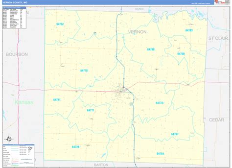 Maps Of Vernon County Missouri