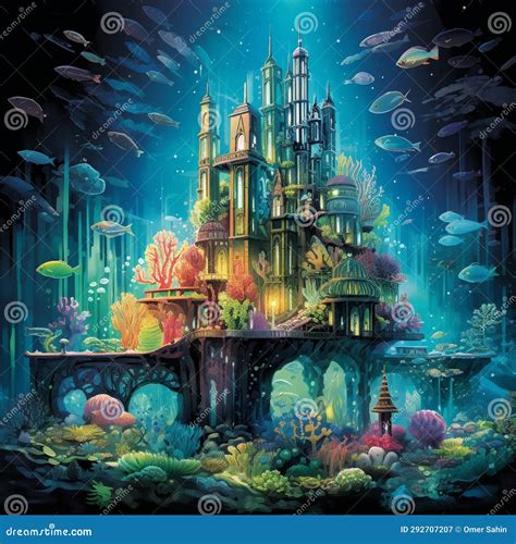 Aqua Aura: Dive into a World of Aquatic Wonder Stock Image - Image of