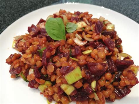 Rote - Linsen - Salat mit Roter Bete von SessM