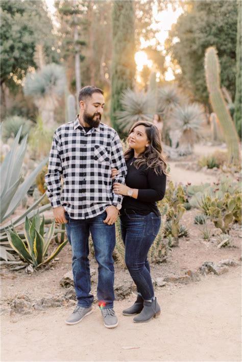 If you love this stanford cactus gardens engagement session and all the glowing golden hour romance, you'll really love these san francisco engagement photos too! Stanford Cactus Garden Portrait Session with The Magaña Family