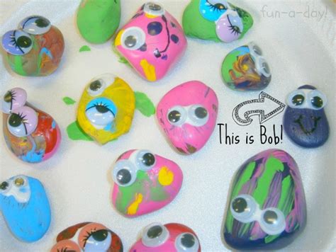Fun With Pet Rocks A Camping Themed Craft Fun A Day