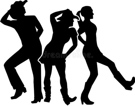 Country Line Dance Stock Illustrations 603 Country Line Dance Stock