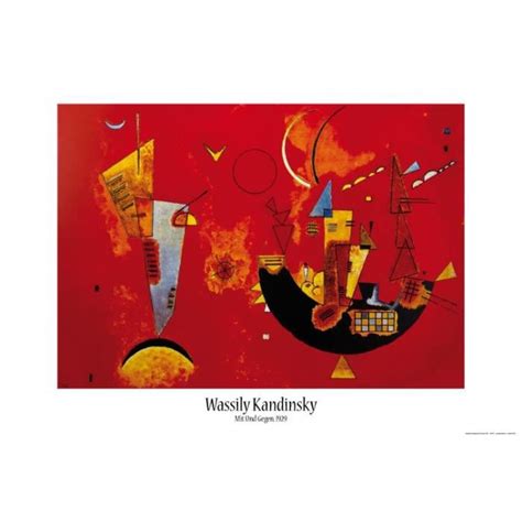Vassily Kandinsky Poster Pour Et Contre 1929 61 X 91 Cm