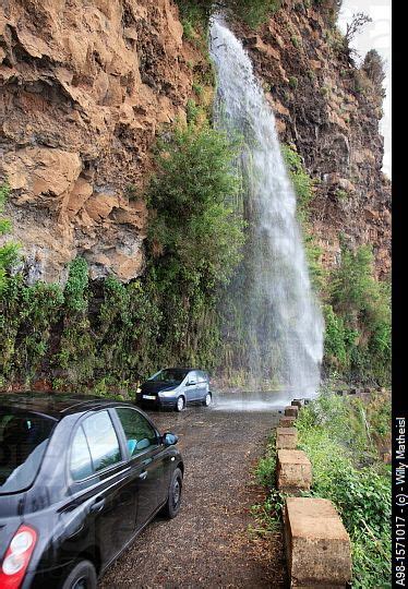 Waterfall Old Coastal Road Also Called The Car Washing