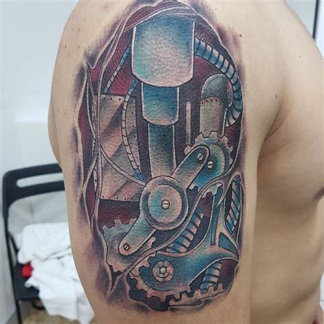 75 Best Biomechanical Tattoo Designs And Meanings Top Of 2019
