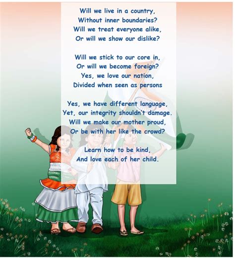Poem Patriotism Our Nation Term 1 Chapter 3 5th English
