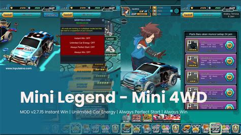 Mini Legend Mod Mini 4wd V2715 Update Instant Win Unlimited Car