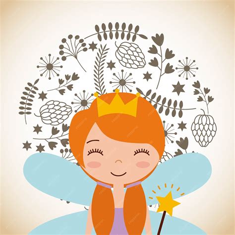 Premium Vector Cute Little Fairy Character