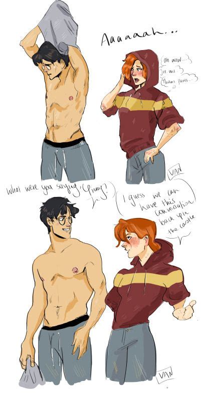 Harry And Ginny By Vans Scribbles Part 2 Harry Freakin Potter In 2019 Harry Potter Comics